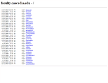 Tablet Screenshot of faculty.cascadia.edu