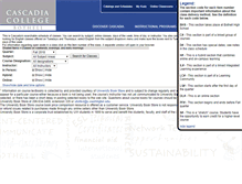 Tablet Screenshot of classes.cascadia.edu